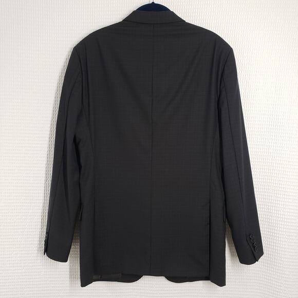 John Varvatos Star USA Mens 40R Gray Sport Coat Jacket Suit Blazer Wool 2-Button - Picture 2 of 16